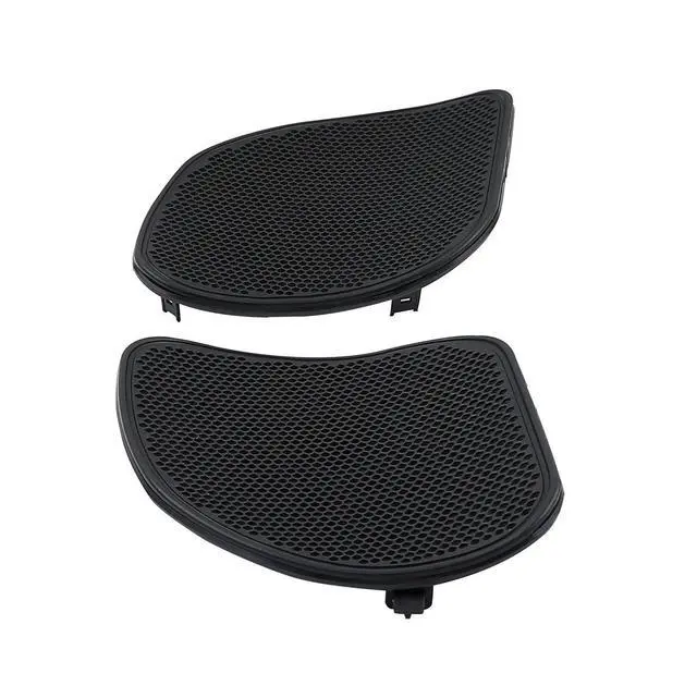 Alt view image 4 of 6 - Black Trim Mesh Front Fairing Speaker Grilles Covers Fit for Harley Road Glide 15-20