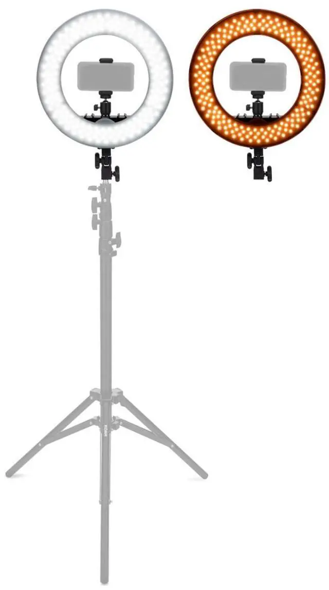 Main image of SOL Sphere 13-Inch LED Ring Light Kit | Dimmable Continuous Lighting - Smartphone Holder