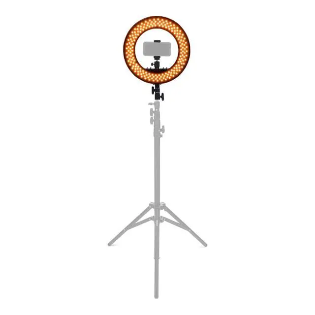 Alt view image 3 of 6 - SOL Sphere 13-Inch LED Ring Light Kit | Dimmable Continuous Lighting - Smartphone Holder