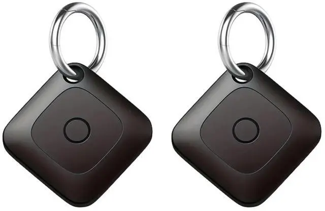 Main image of 2 pcs Mini GPS Tracker for Personal Essentials Wireless Locator for Dogs, Cats, Wallets, Bags, Keys & More Waterproof & Long Battery Life Black