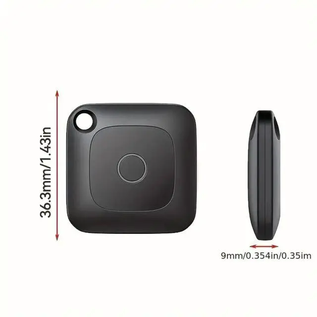 Alt view image 6 of 6 - 2 pcs Mini GPS Tracker for Personal Essentials Wireless Locator for Dogs, Cats, Wallets, Bags, Keys & More Waterproof & Long Battery Life Black