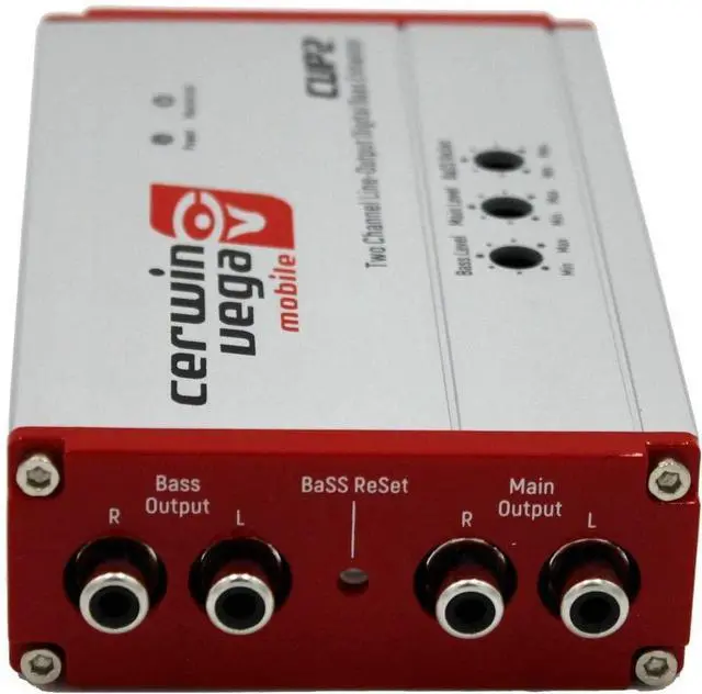 Main image of Cerwin-Vega CVP2 2-Channel Line-Output Converter Digital Bass Enhancer, Includes Remote Bass Control