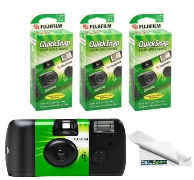 Main image of QuickSnap Flash 400 One Time Use 35mm Camera with Flash (3-Pack)