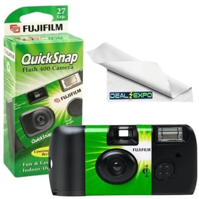 Main image of QuickSnap Flash 400 One Time Use 35mm Camera with Flash, 27 Exposures (1-Pack)