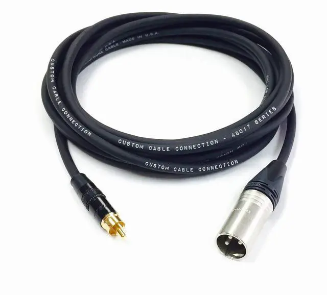 Main image of 3 Foot Pro Audio Neutrik XLR Male to Neutrik RCA Male Cable