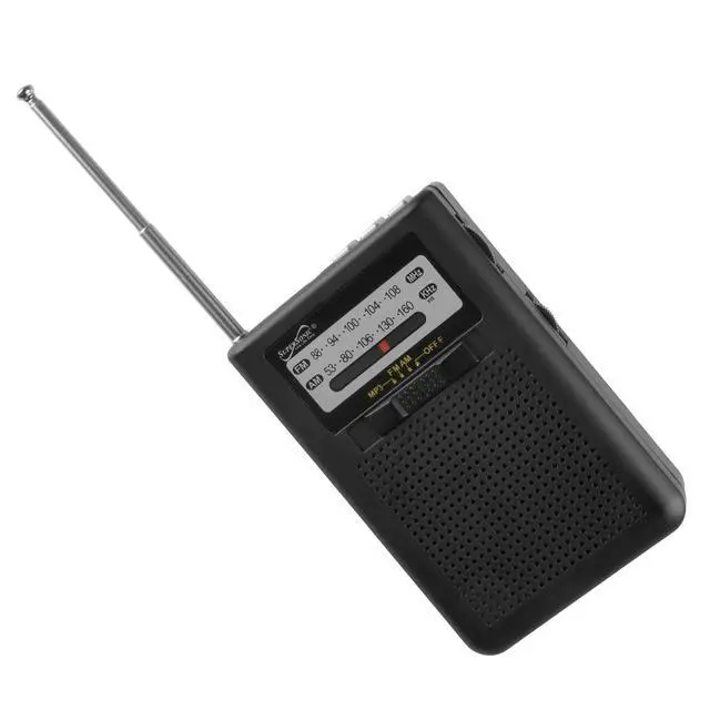 Alt view image 2 of 6 - SC-1108BT GoRadio+ AM/FM Radio with Wireless Streaming, Compact Travel Design, USB & Micro SD MP3 Player (MP1/MP2/MP3), DC 5V Input, 2 Rechargeable Batteries Included, 4.8W