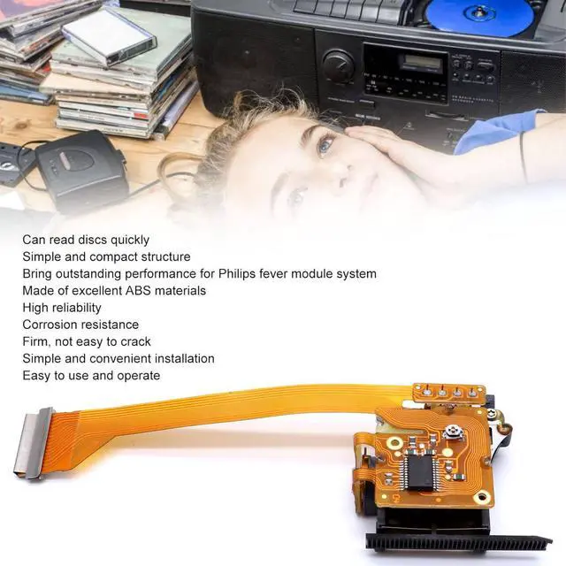 Alt view image 2 of 5 - Optical Pickup Lens Head for CD Pro 2 LF VAU1254 VAU1255 VAU1252 CD Recorders