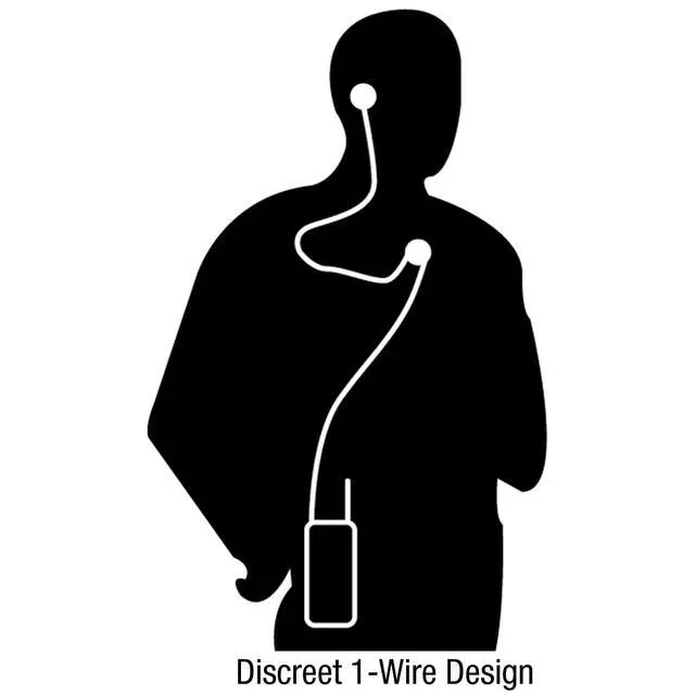 Alt view image 3 of 6 - Quick Disconnect Police Lapel Mic, Compatible with Motorola XTS5000 XTS3000 XTS2500 and XTS1500 Radios, Law Enforcement Earpiece Headset