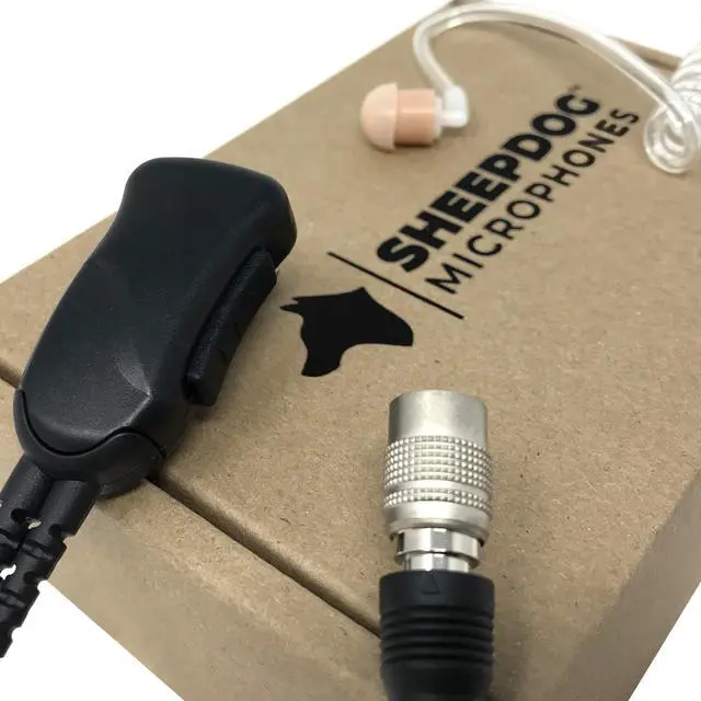 Alt view image 5 of 6 - Quick Disconnect Police Lapel Mic, Compatible with Motorola XTS5000 XTS3000 XTS2500 and XTS1500 Radios, Law Enforcement Earpiece Headset