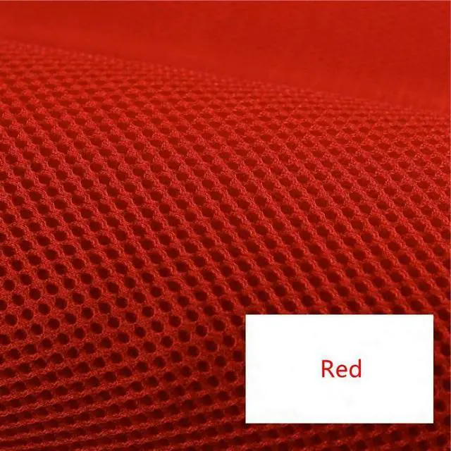 Alt view image 2 of 2 - 1MX1.6M Breathable Speaker Mesh Cloth Dustproof Soundproof Net Handmade DIY Upholstery Cloth Radio Acoustic Protective Cloth (Red)