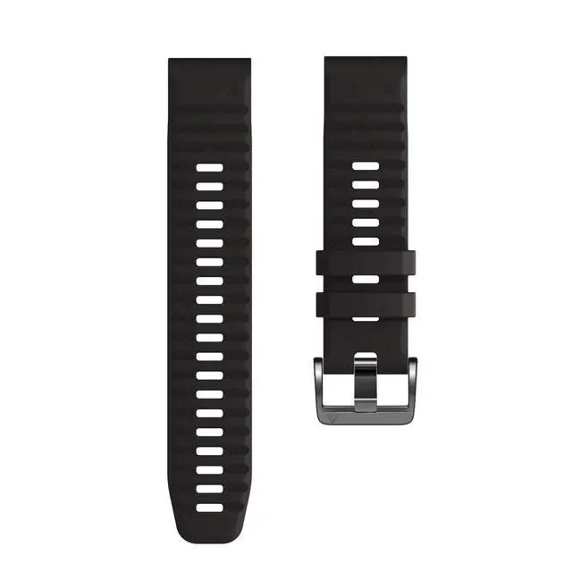 Main image of for Garmin Watch Bands 22mm Width Soft Silicone Replacement Band Dedicated Watch Strap for Garmin Fenix 7/Fenix 5/Fenix 6/Fenix 5 Plus/Fenix 6 Pro/Forerunner 935 945 (Color: Preto, Size: 22mm)