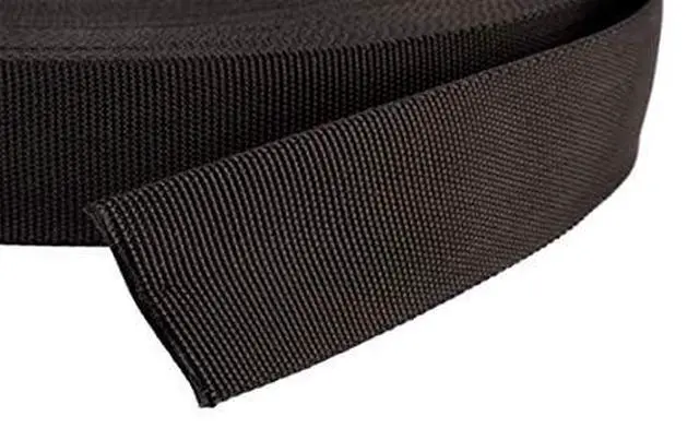 Alt view image 4 of 6 - Caplugs PTPS Series Safeplast Nylon Hose Sleeve, Black Polyester, 1.5" ID x 25' L Abrasion Reduction, Burst and UV Guard, Fire Safe, MSHA Approved (1218c25BK)