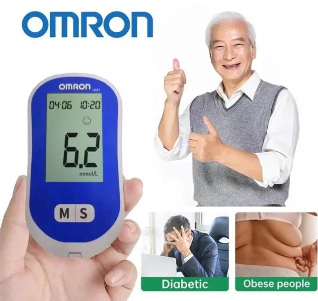 Alt view image 3 of 7 - Omron Blood Glucose Meter Kit, Including Lancets & Test Strips MODEL: i-631