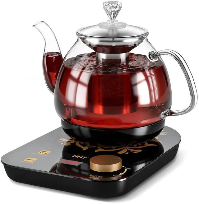 Main image of Electric Tea Maker with Infuser, ±1 Precise Temperature Control, Glass Electric Kettle for Herbal,Flowers,Fruit Tea and Loose Leaf,BPA-Free,Auto Shut-Off,Brewing Program,Keep Warm,0.8L