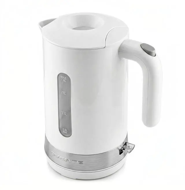 Main image of 1.8L Electric Kettle with 1500W Fast Boiling Heater, White KP413W