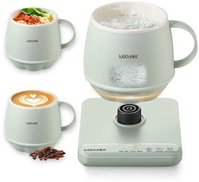 Main image of Desk Electric Mug 400ML, 300W Fast Boiling Kettle & Portable Water Warmer