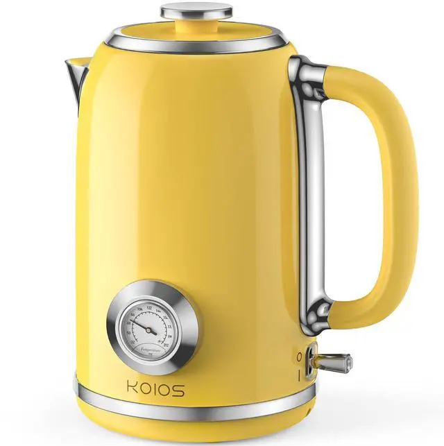 Main image of Electric Kettle 1.8L with Built-in Temperature Gauge, Retro Design