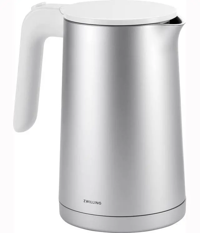 Main image of Enfinigy Cool Touch 1-Liter Electric Kettle, Cordless Tea Kettle & Hot Water - Silver
