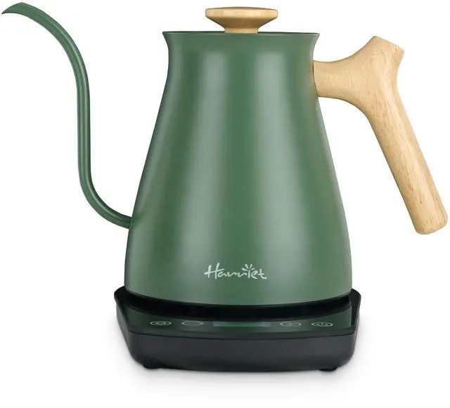 Main image of Gooseneck Electric Kettle, 1°F Control, Brew Time, 0.8L