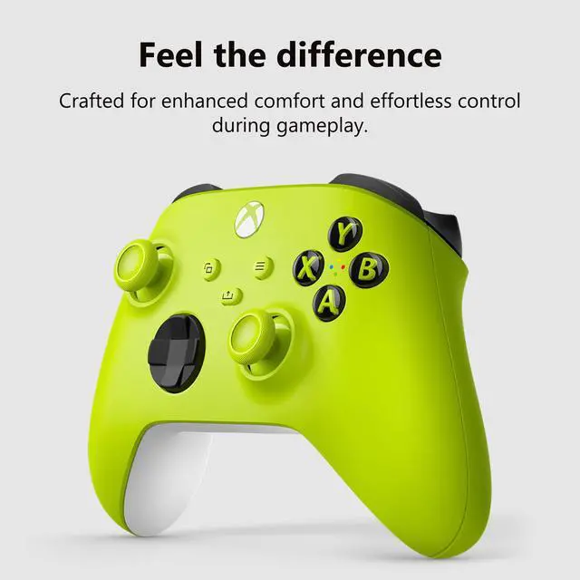 Alt view image 2 of 7 - Wireless Gaming Controller | Electric Volt | Consoles, PCs, TVs, mobile, and more | Textured Grip | Wireless, Bluetooth, USB-C Connectivity