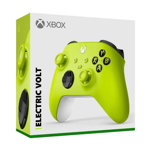 Alt view image 7 of 7 - Wireless Gaming Controller | Electric Volt | Consoles, PCs, TVs, mobile, and more | Textured Grip | Wireless, Bluetooth, USB-C Connectivity