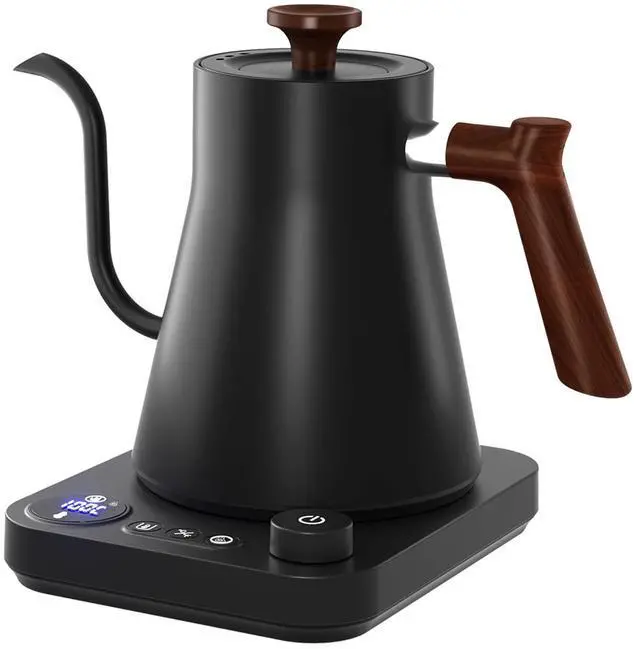Main image of Gooseneck Electric Kettle, Black, 0.9L