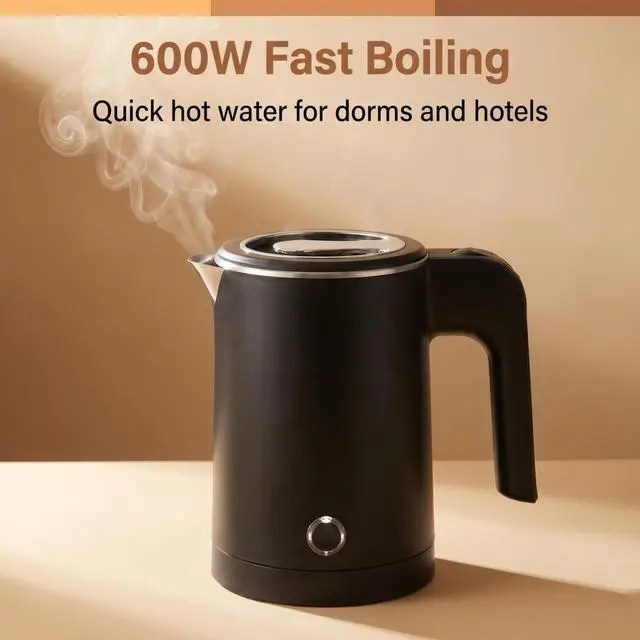 Alt view image 6 of 6 - 0.5L Small Portable Electric Tea Kettle Travel Mini Hot Water Boiler
