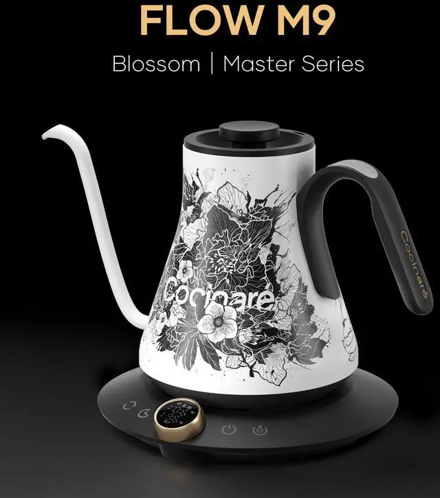 Alt view image 2 of 7 - Gooseneck Electric Kettle, ±1 Precise Temperature Control, 0.9L