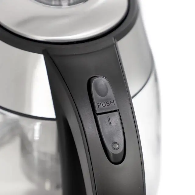 Alt view image 4 of 7 - Electric Watter Boiler/Tea Kettle (Glass, Silver, 1.8 Liter)