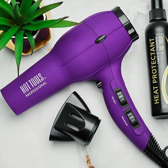 Alt view image 5 of 5 - Pro Artist 1875 Watt Turbo Ionic Hair Dryer, Purple