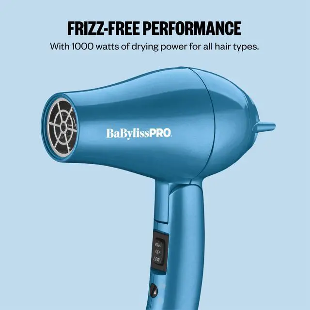 Alt view image 4 of 7 - The Traveler Folding Hair Dryer with Concentrator, 1000w