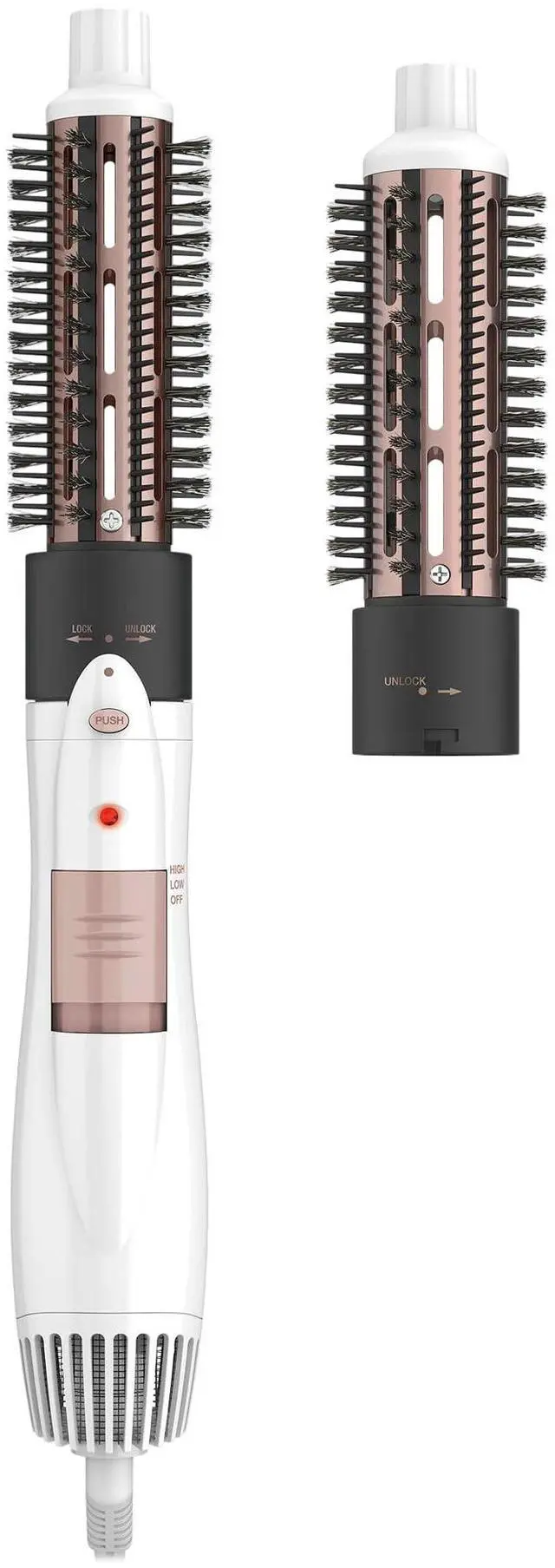 Main image of Thermal Brush Set, Double Ceramic, Interchangeable, 1.25" & 1.5"