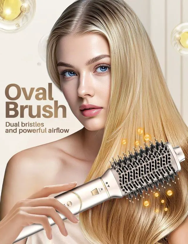 Alt view image 5 of 7 - 7-in-1 High Speed Hair Dryer & Blow Dryer Brush, Auto Wrap Curls (L/R), Fast Drying, Thermal Round Brush for Smooth Blowouts & Frizz-Free Volume, No Heat Damage
