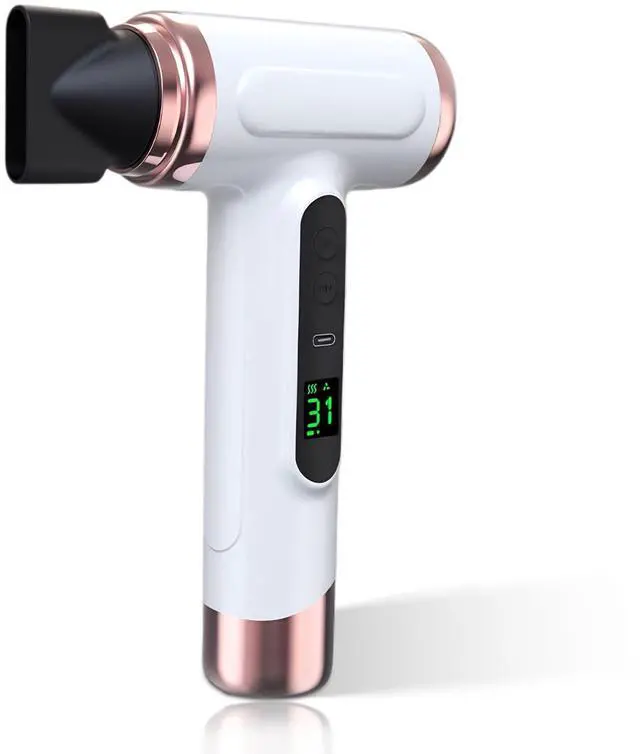 Main image of Cordless Hair Dryer, 15000mAh Rechargeable Blow Dryer 200W Battery Operated Hairdryer with 3 Adjustable Wind Modes and Display Screen, for Travel Camping