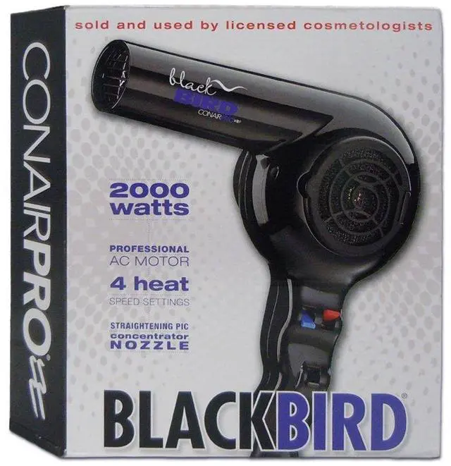Alt view image 2 of 2 - BB075W Pro Blackbird Hair Dryer 2000 Watt
