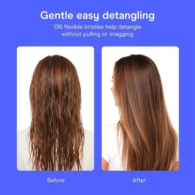 Alt view image 3 of 7 - All-in-One Hot Air Brush, Ionic Technology, Mixed Bristles, 1000W