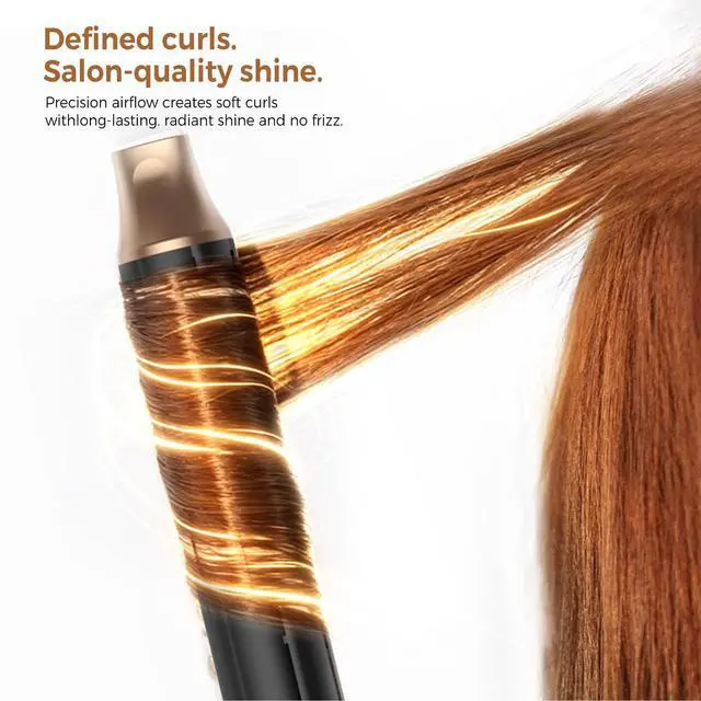 Alt view image 4 of 7 - 6 in 1 Hair Dryer Brush & Air Styler, Professional Blowout Brush with LCD Screen, Multi-Styler for Volume & Shine, 122°F-230°F Precision Heat, ALCI Safety Plug