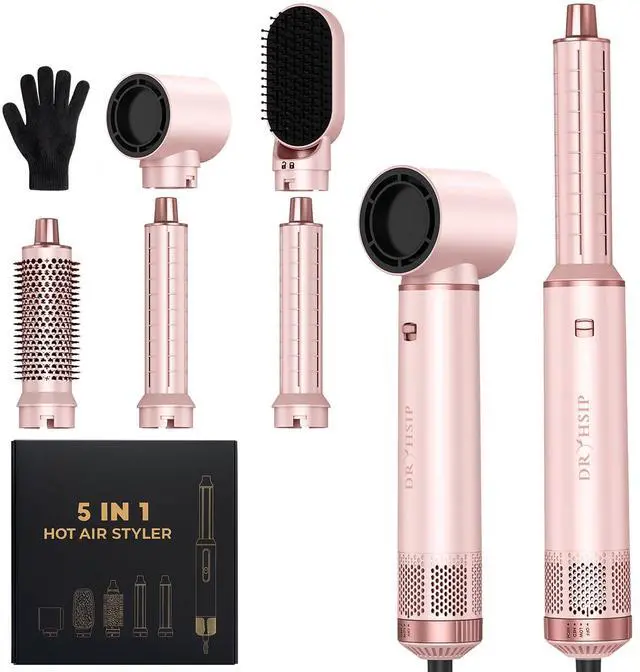 Main image of 5-in-1 Hair Styler, Wrap Air Curler & Blow Dryer Brush for Women