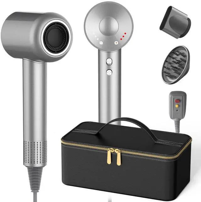Main image of Hair Dryer with Carry Case, 160,000 RPM High Speed Ionic Blow Dryer