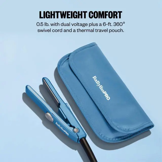 Alt view image 6 of 7 - The Mini Traveler Hair Straightener, Dual Voltage, 1/2"