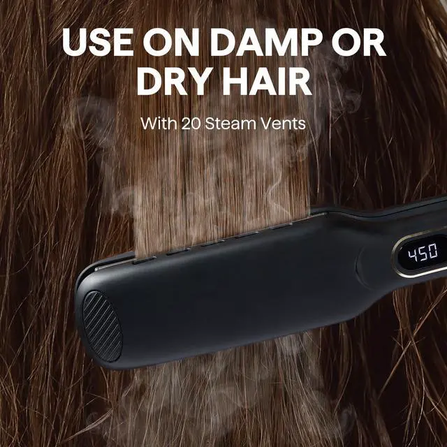Alt view image 4 of 7 - Wet to Straight Hair Straightener, 1.75 Wide Vent Sesh Flat Iron