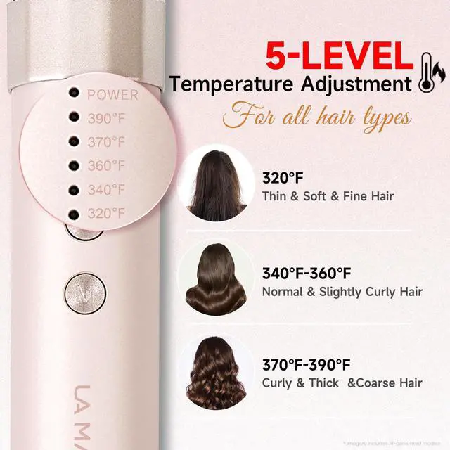 Alt view image 5 of 7 - 2 in 1 Hair Straightener Brush for Women Hair Straightener Comb
