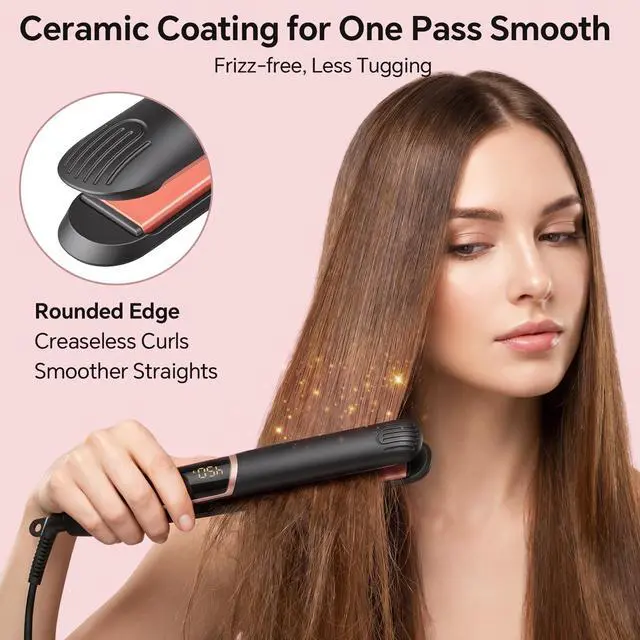 Alt view image 2 of 7 - Hair Straighteners with Ceramic Plates for Sleek & Smooth Styling