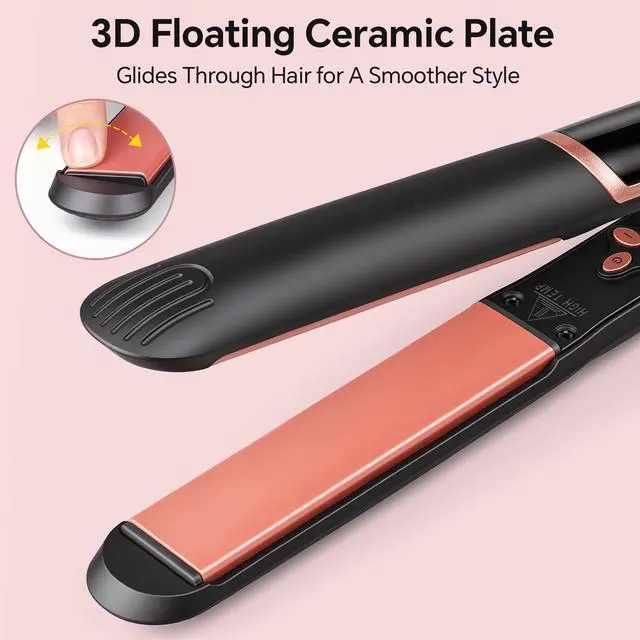Alt view image 6 of 7 - Hair Straighteners with Ceramic Plates for Sleek & Smooth Styling