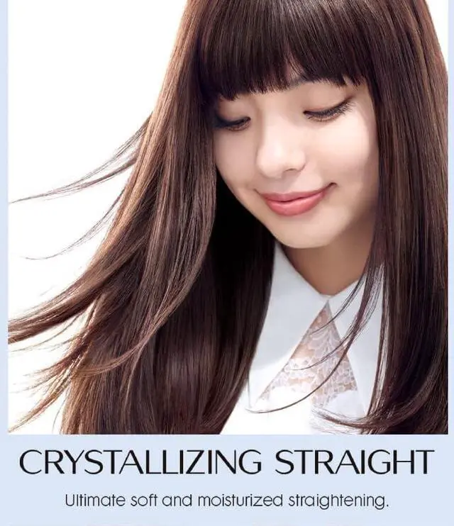 Alt view image 4 of 6 - Japanese Hair Rebonding and Straightening Treatment - Permanent Crystallizing Straightener (1EX) with Neutralizing Cream (2) for Very Resistant Hair, Includes Hair Brush