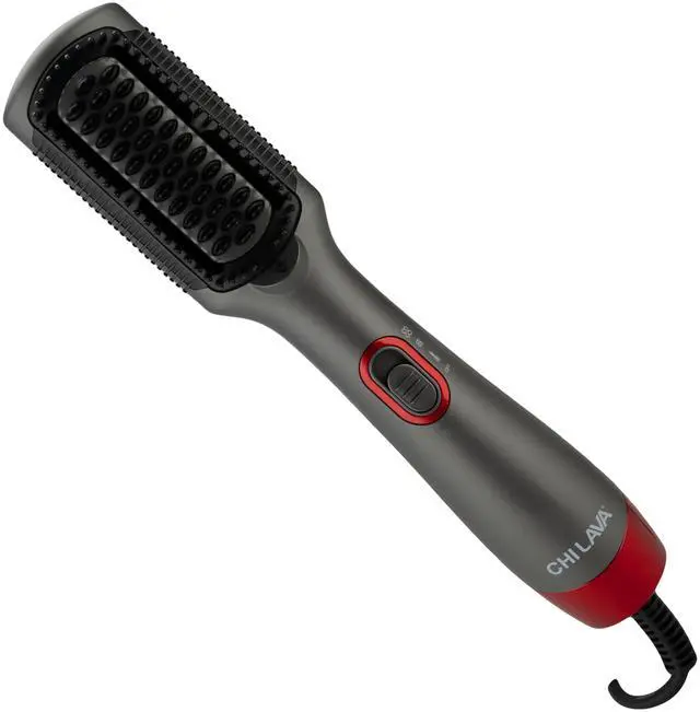 Main image of Lava Heated Straightening Brush, 3-in-1 Hair Straightener, Dryer & Smoothing Comb, Reduces Frizz & Increases Shine for Healthy & Easy Styling