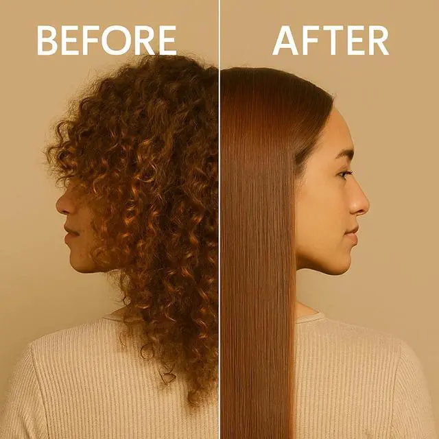 Alt view image 2 of 7 - Brazilian Keratin Hair Straightening Treatment, Lasts Up to 18 Weeks, Keratin Chocolate & Argan Oil Complex, Queratina para Alisar el Cabello, Home & Professional Use, 16 fl oz