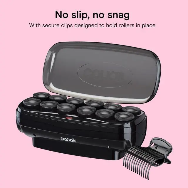 Alt view image 5 of 7 - Velvet Flocked Jumbo Hot Rollers Set