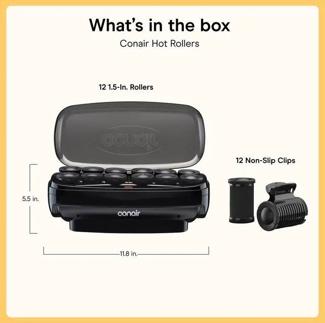Alt view image 7 of 7 - Velvet Flocked Jumbo Hot Rollers Set
