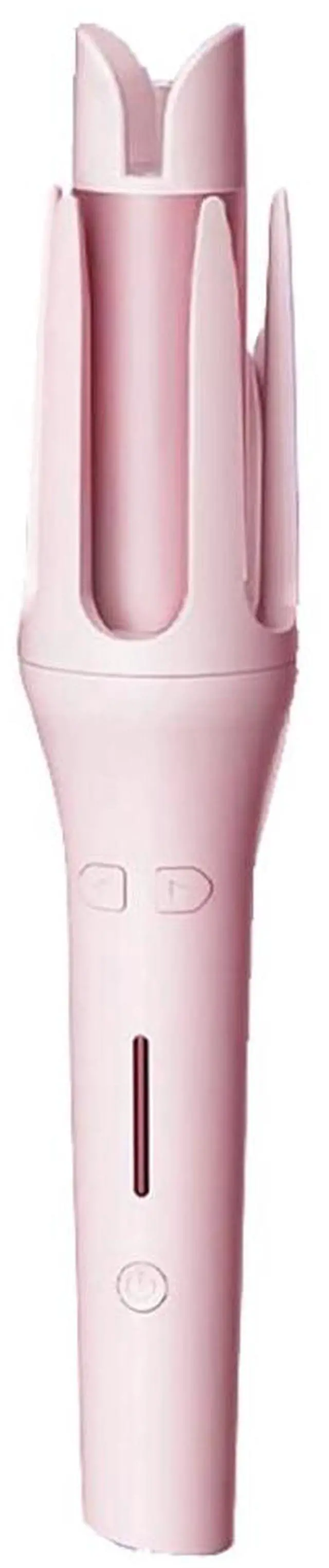 Main image of Automatic Hair Curler 3 Temperature & Timer Settings, Auto Shut-Off, Anti-Scald Rotating Curling Wand (Pink)